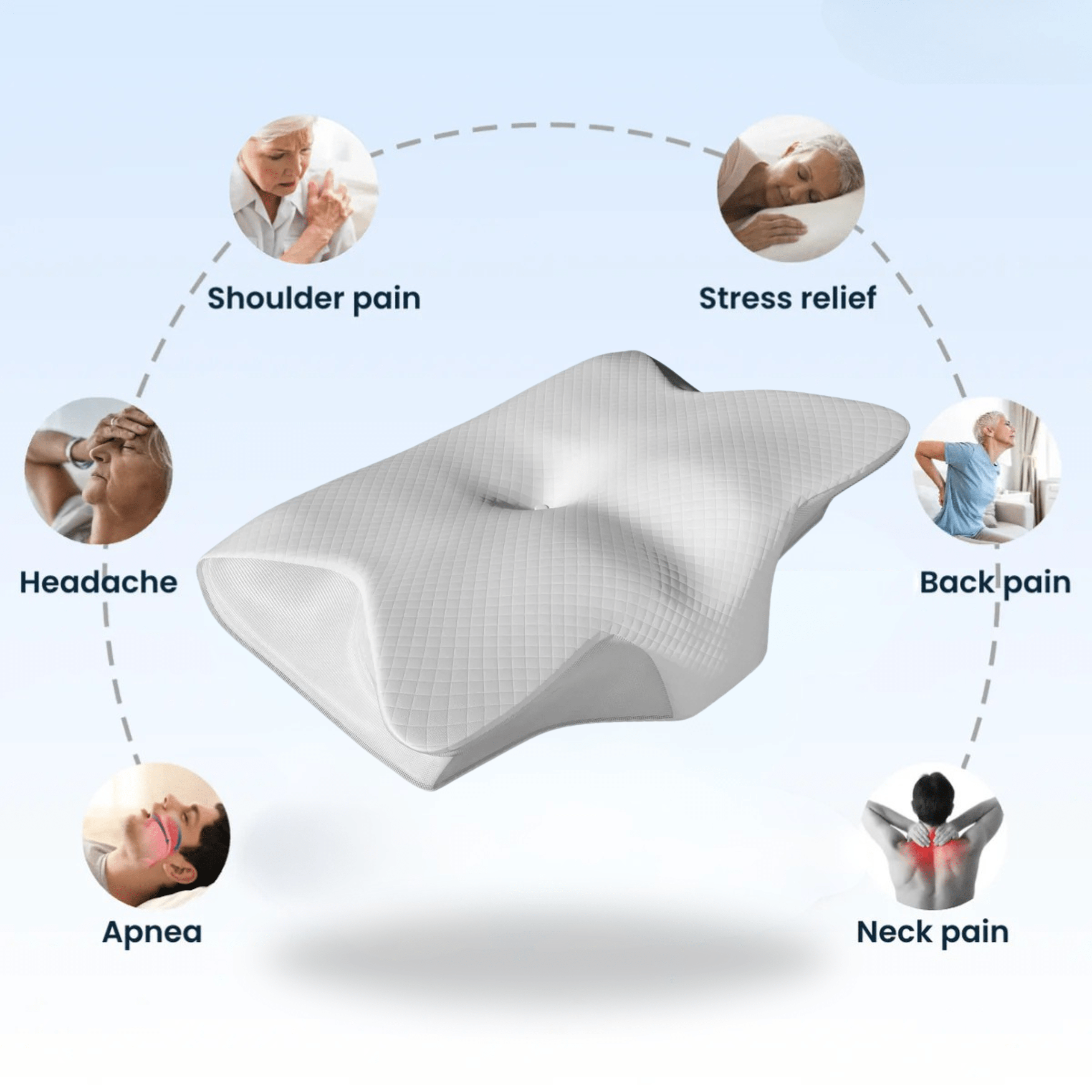 Rest Ergonomic™ Pillow