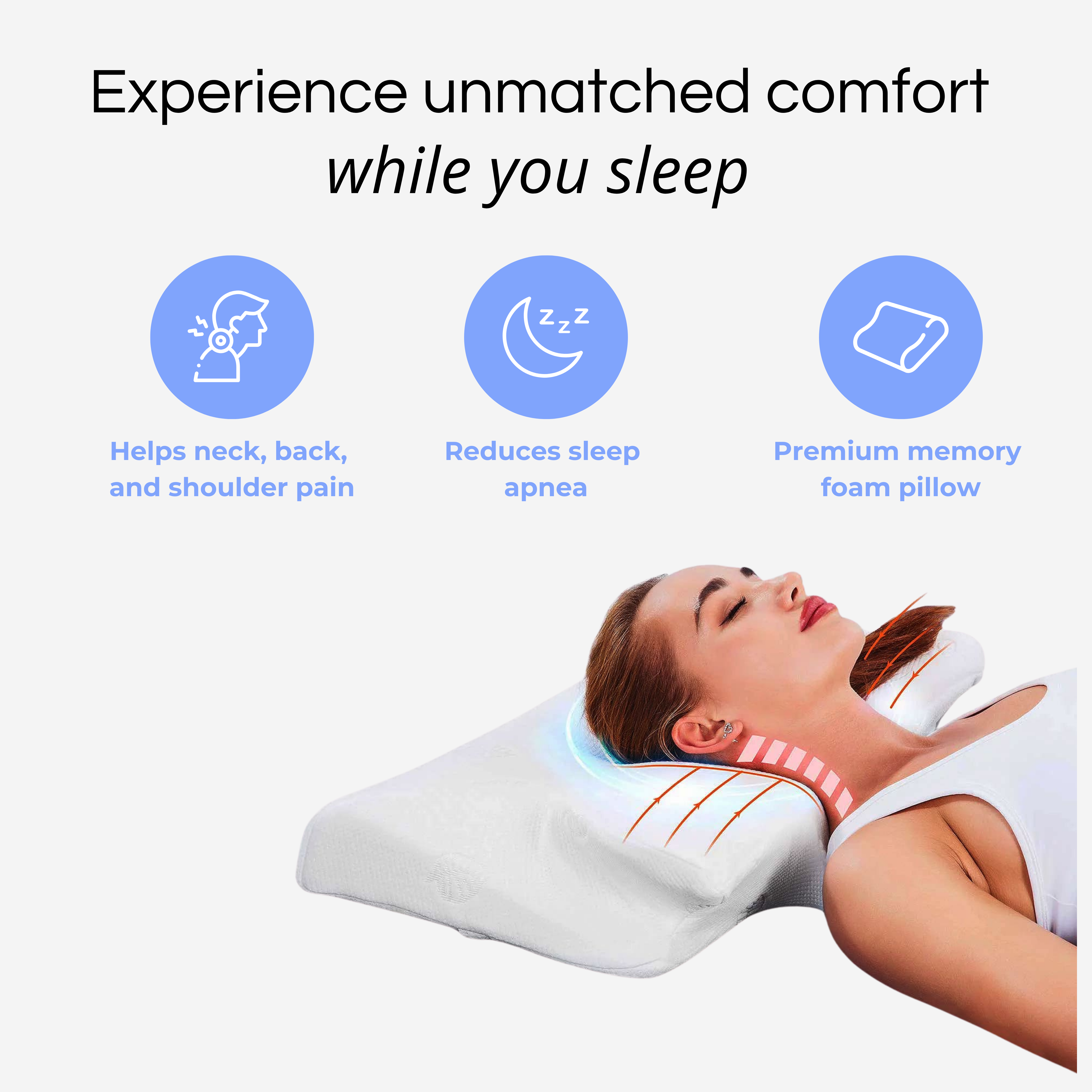 Rest Ergonomic™ Pillow